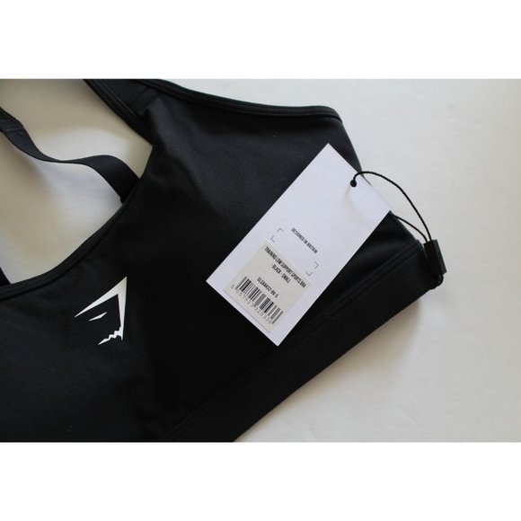Gymshark Training Low Support Scoop Neck Sports Bra Black Size Small - Picture 5 of 5